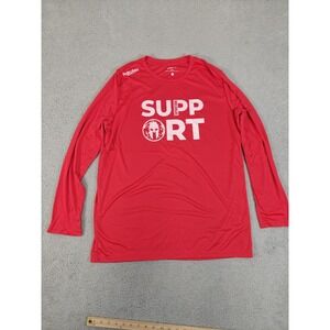 Spartan Race Support Shirt Mens XL Red Long Sleeve‎ Craft Rakuten Athletic